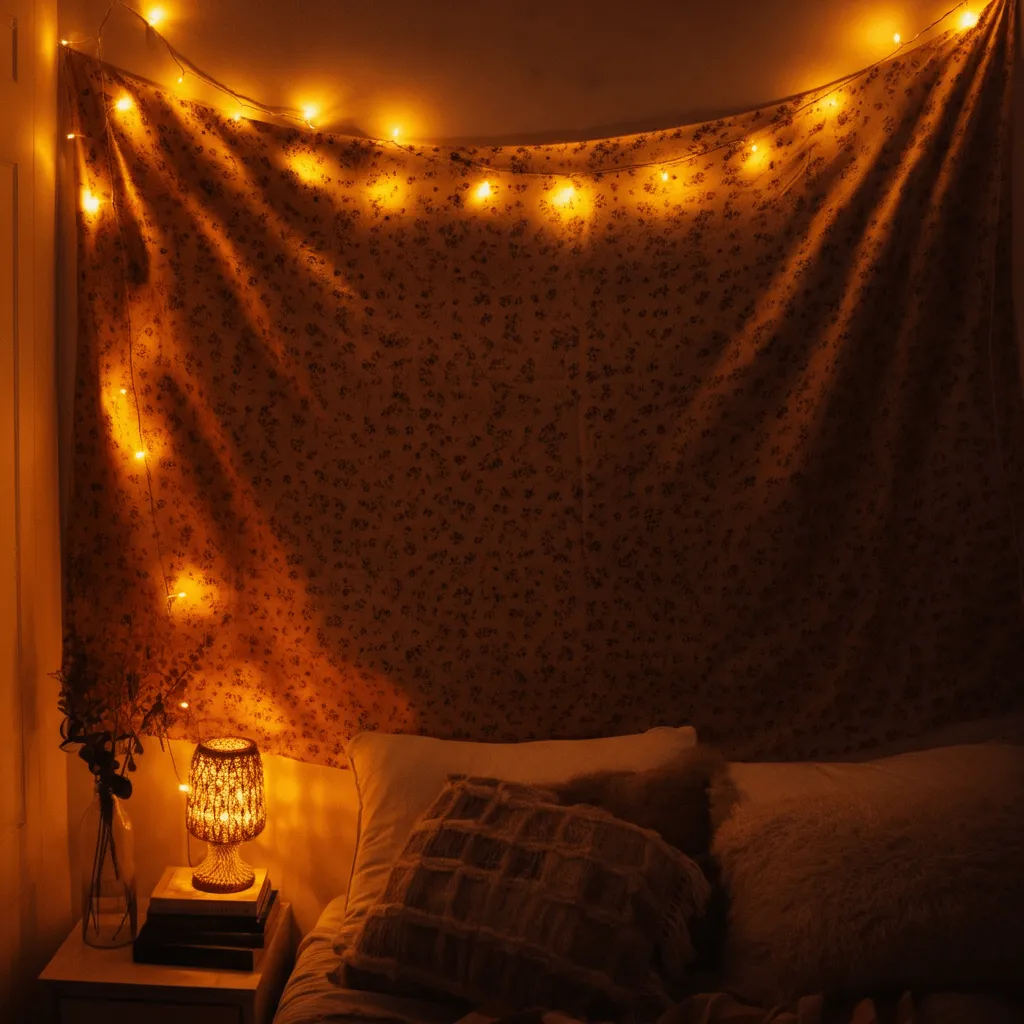 Tapestry with Lights