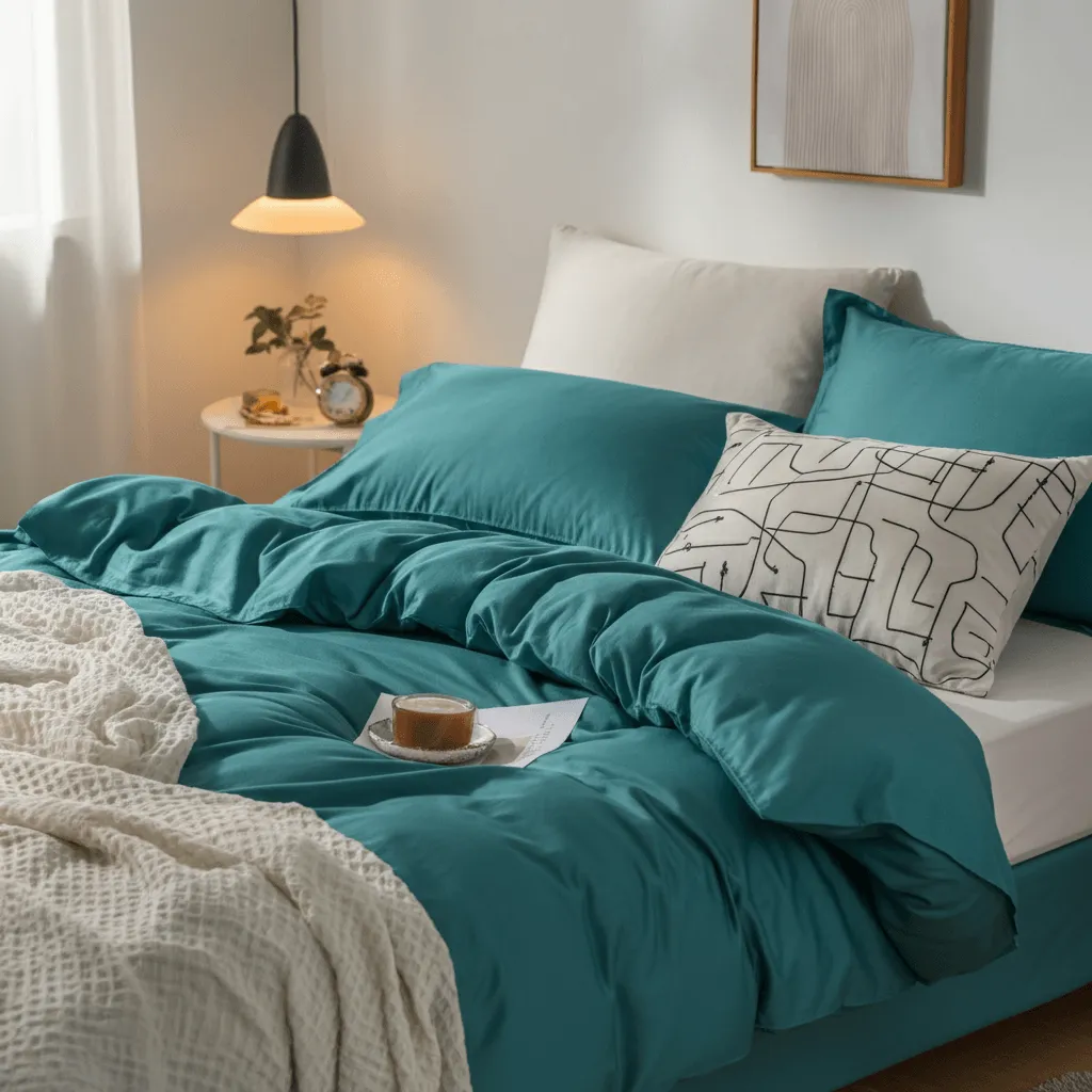Teal Bedding