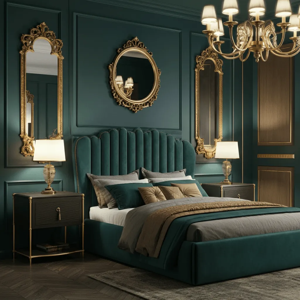 Teal and Gold Combination