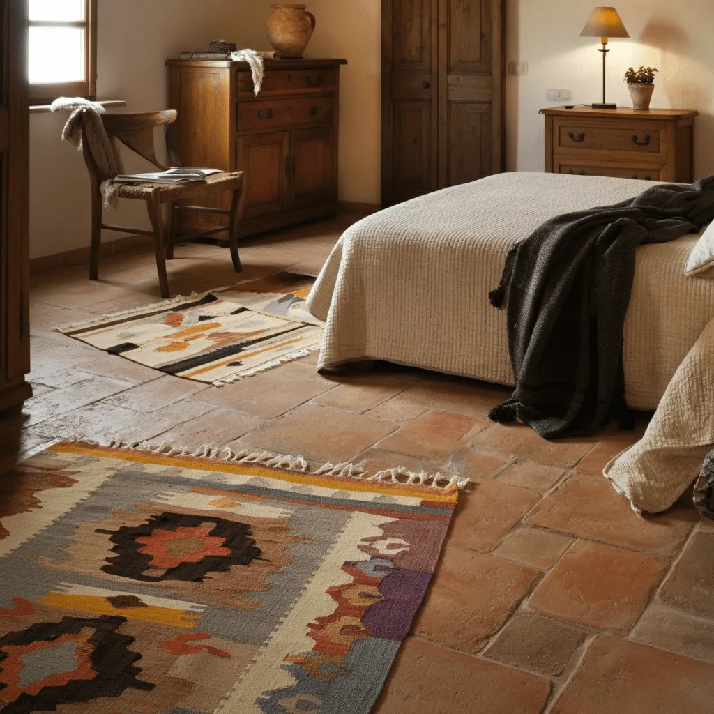 Terracotta Flooring and Rugs