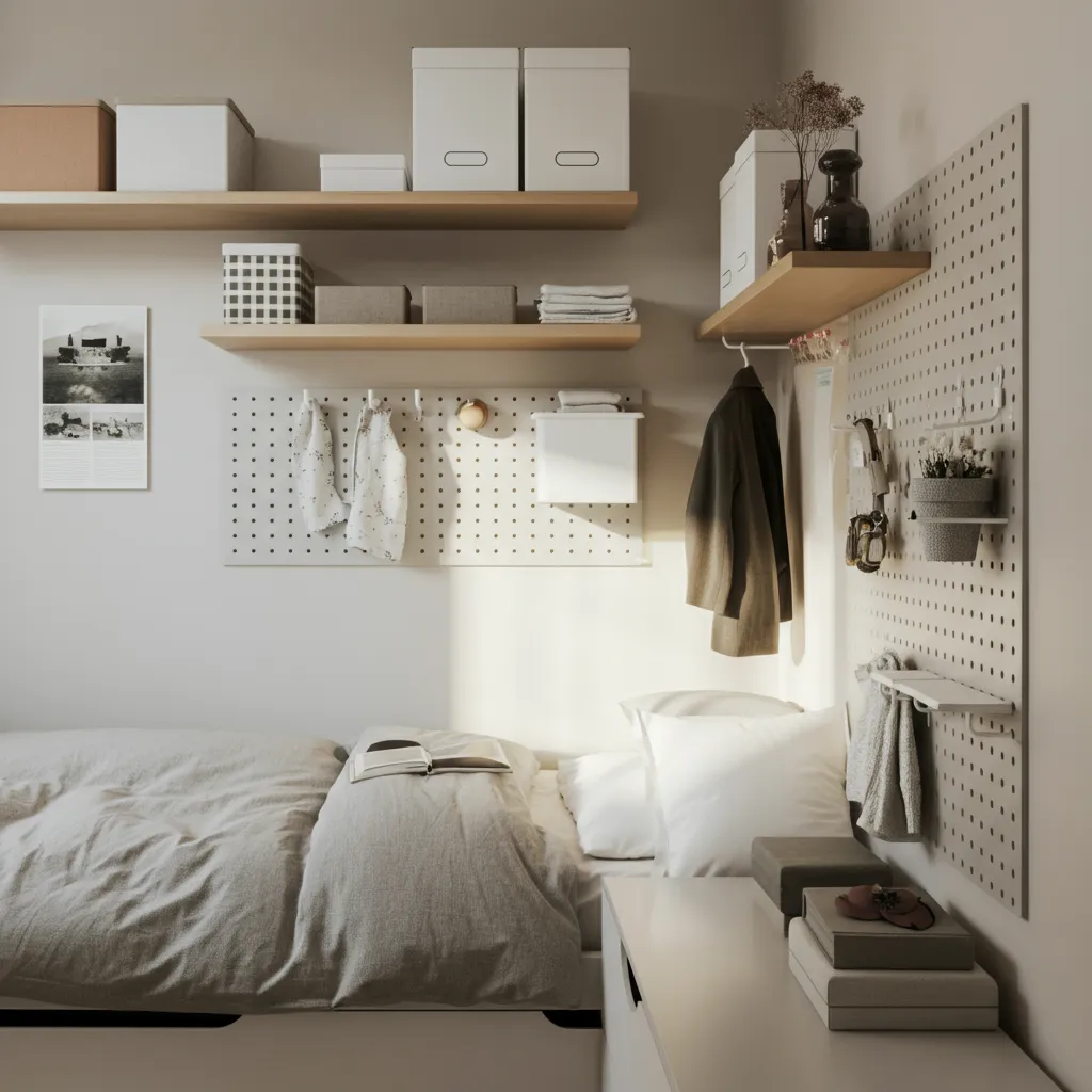 How to Create Storage in a Small Bedroom: Smart Solutions for Every Inch 3 The Power of Vertical Storage