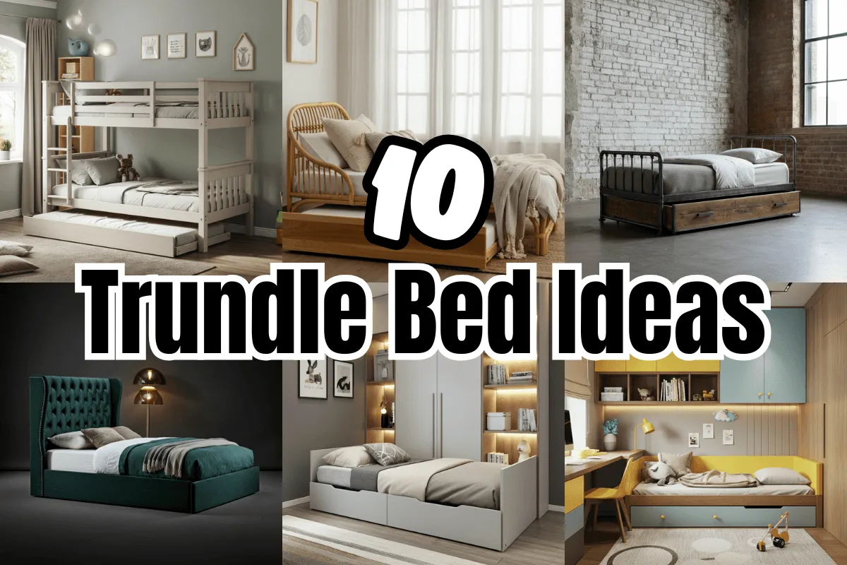 10 Trundle Bed Ideas to Maximize Space and Style 1 Trundle Bed Ideas