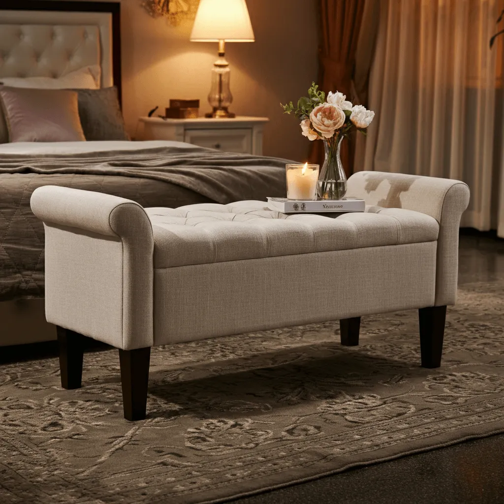 Tufted Bedroom Bench
