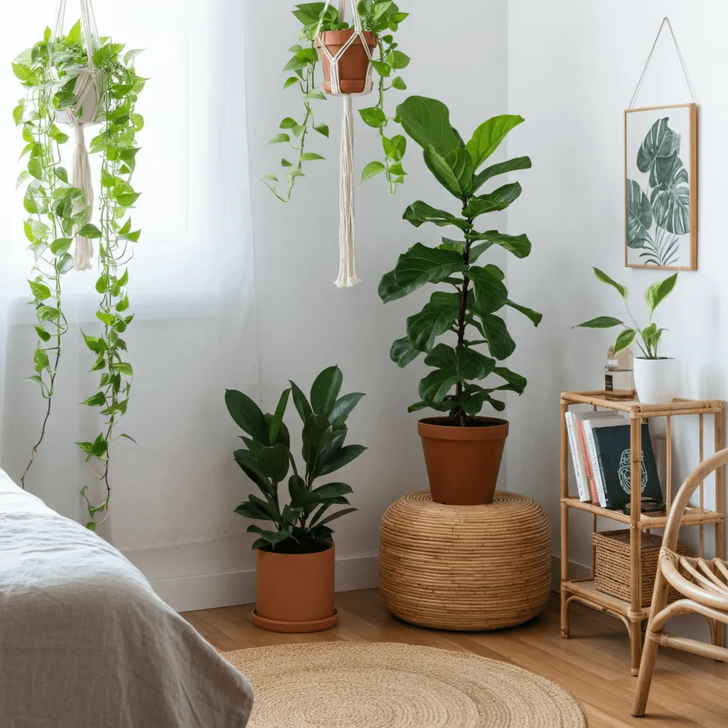 Ultimate Relaxation Nook with Plants