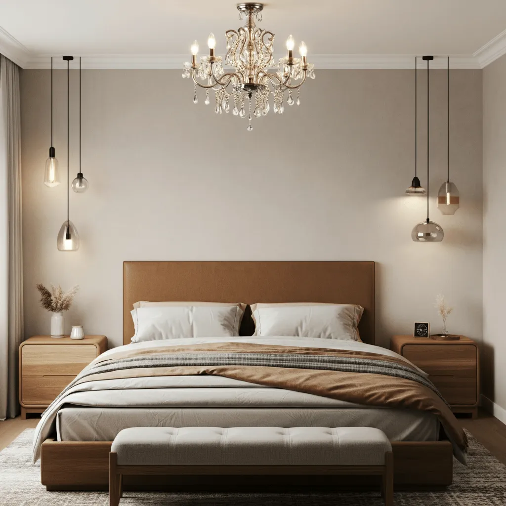 Upgraded Lighting Bedroom