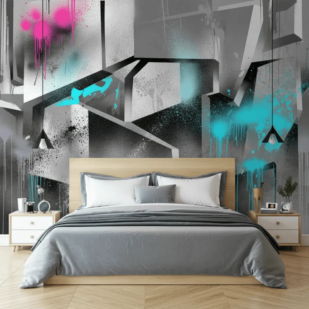 Urban Graffiti Mural