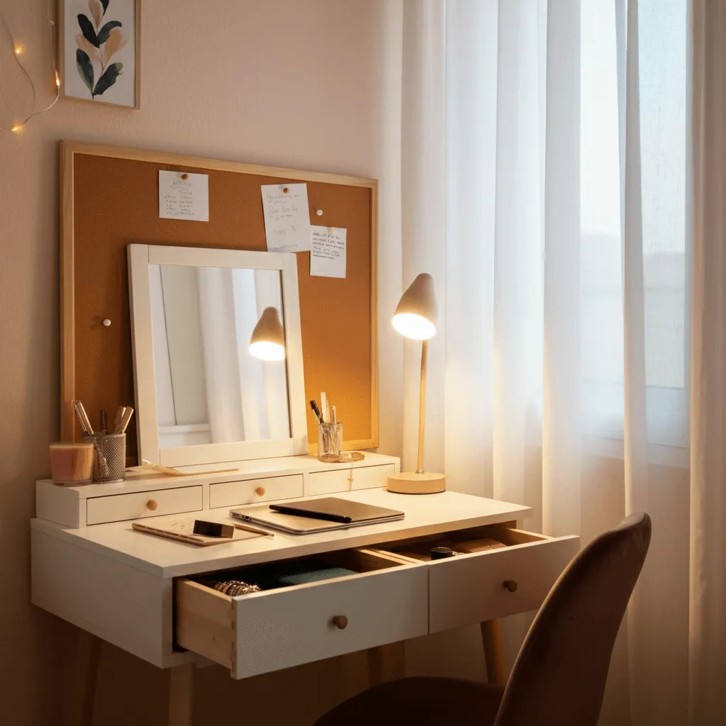 15 Home Office in Bedroom ideas That Feel Spacious & Chic 14 Vanity Table Desk