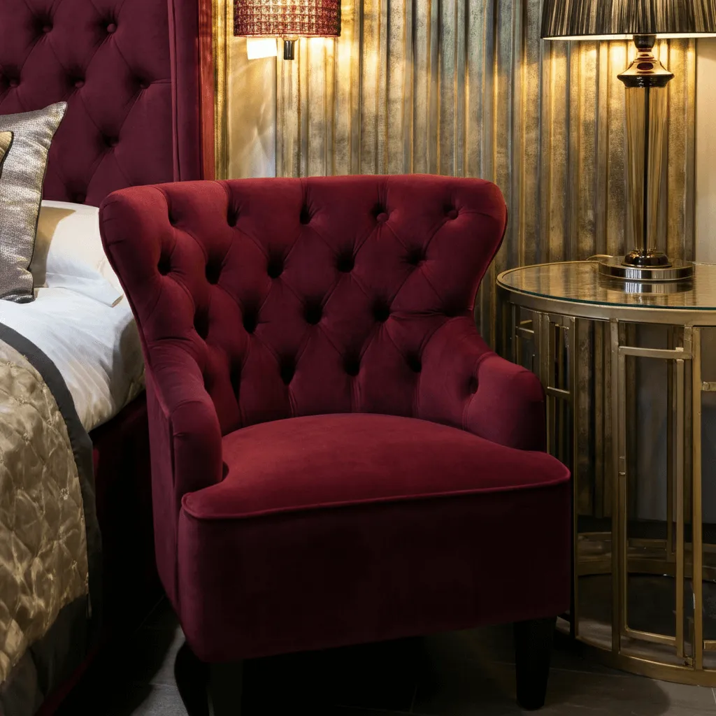 Velvet Tufted Chair
