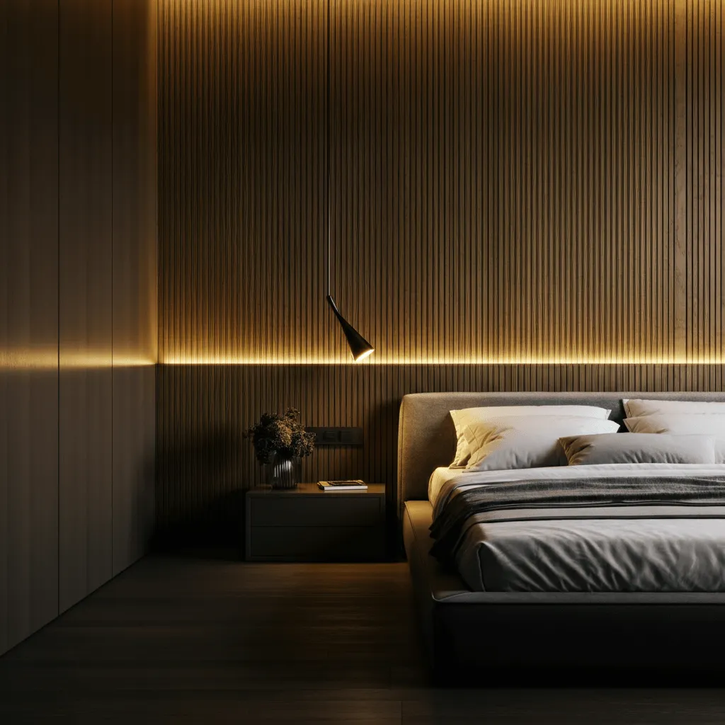 Vertical Battens Bedroom