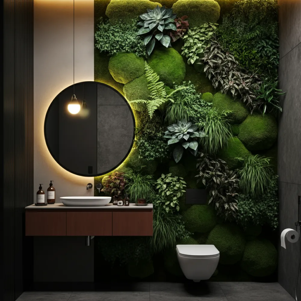Vertical Garden Bathroom