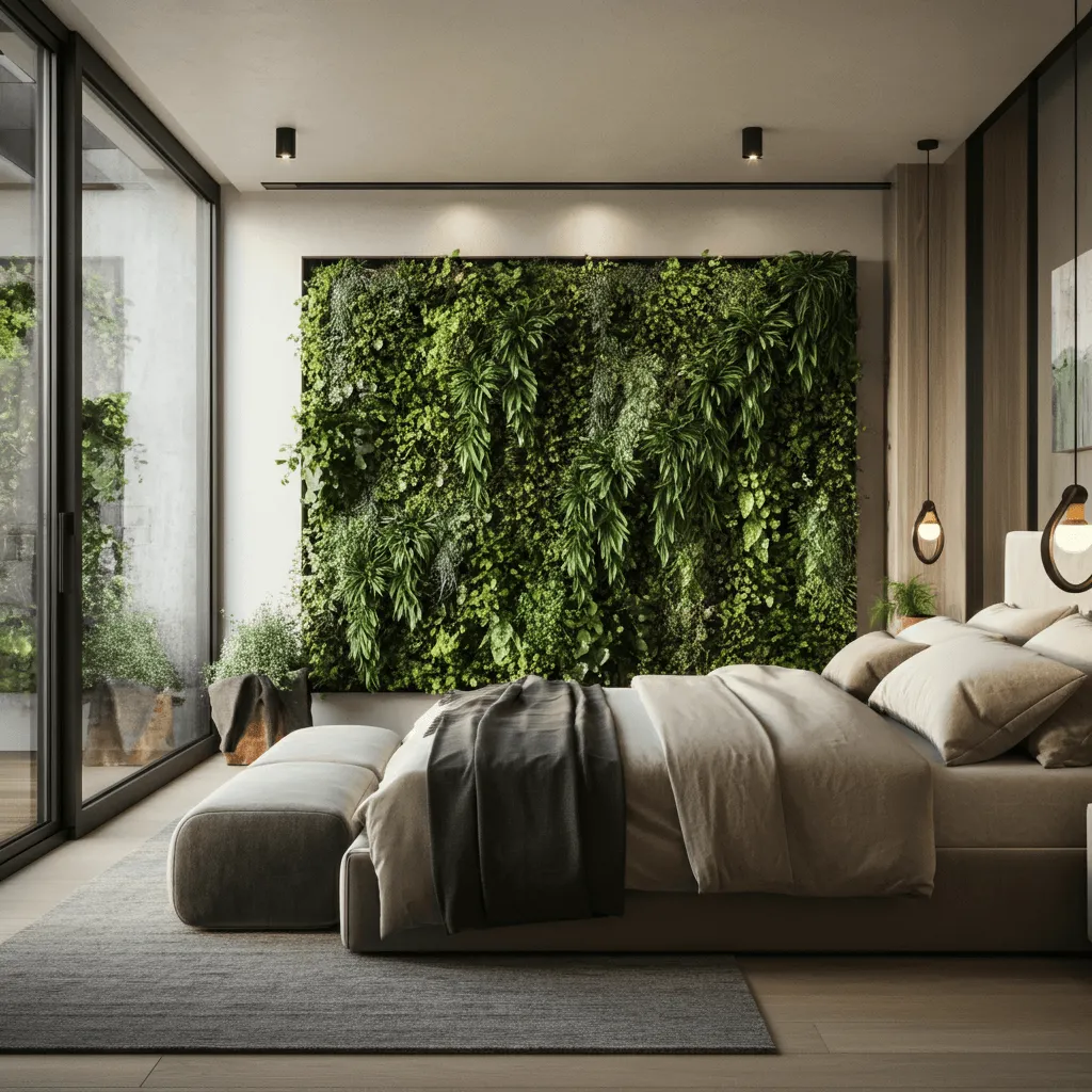 10 Stunning Bedroom Elevation Ideas for Modern Homes 7 Vertical Garden Facade