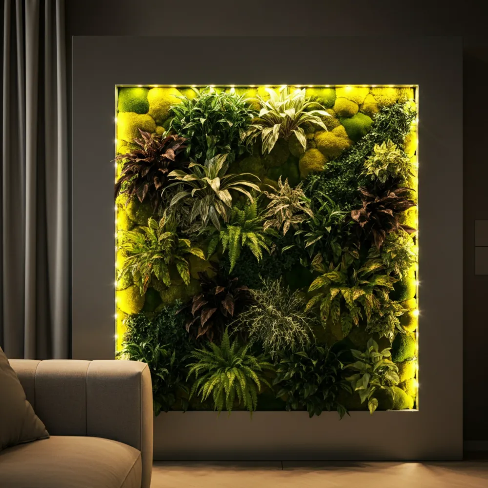 33 Living Room Wall Decor Ideas That Will Blow Your Guests Away! 3 Vertical Garden Wall
