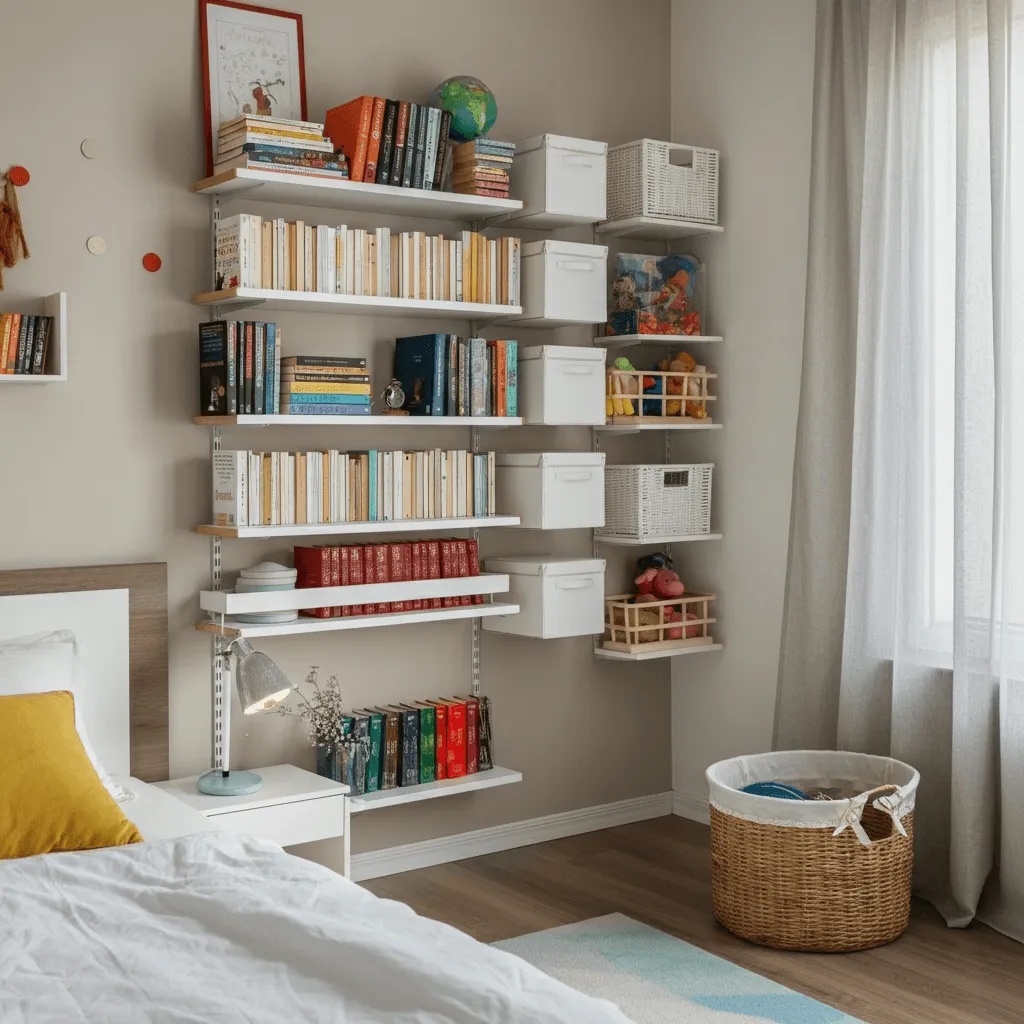 Vertical Wall Shelves