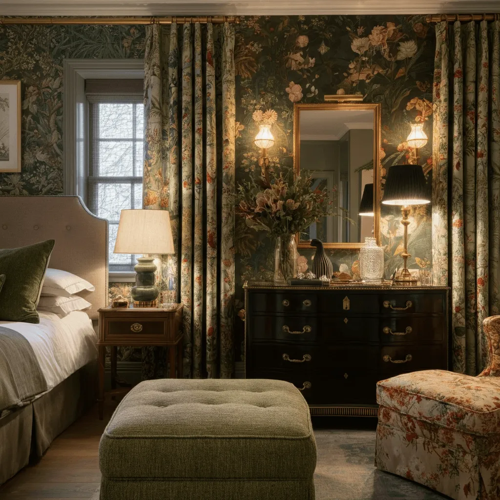 Vibrant Wallpaper Bedroom