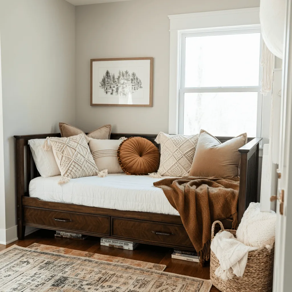Vintage Bohemian Daybed Nook