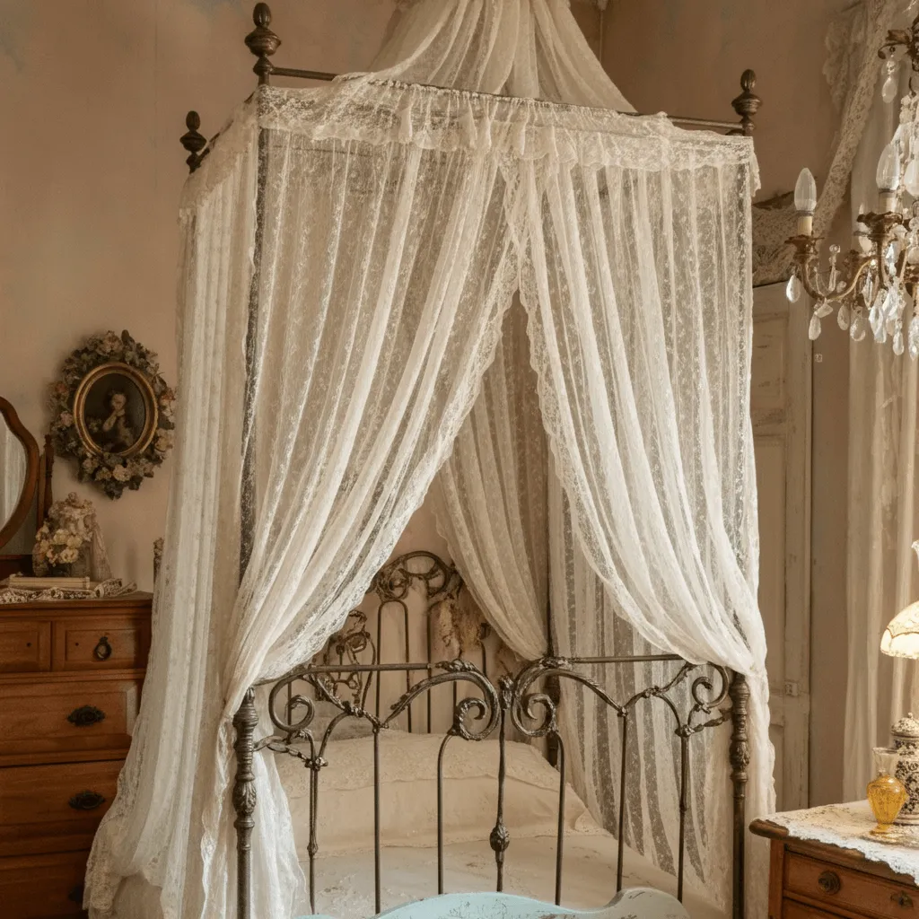 10 Canopy Bed Design Ideas to Transform Your Bedroom 10 Vintage-Inspired Lace Canopy Bed
