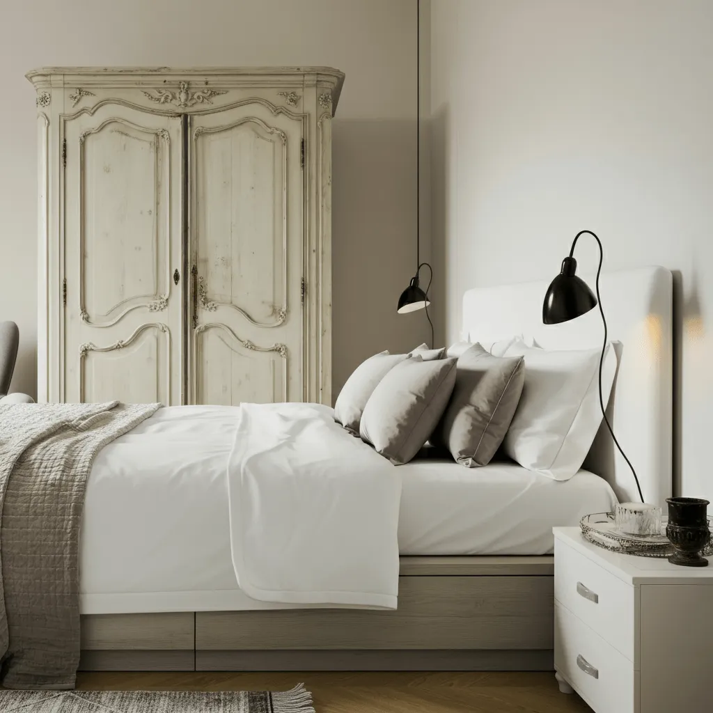 Vintage Meets Modern Bedroom