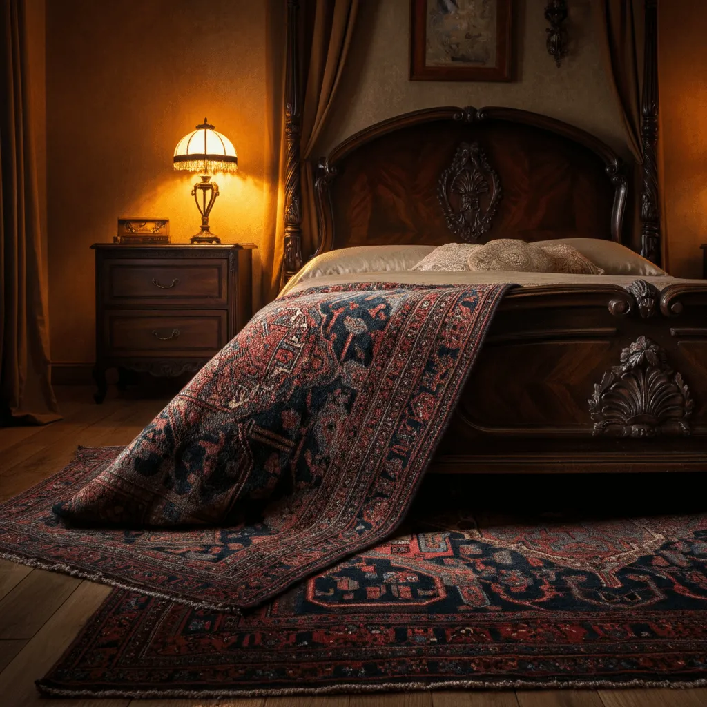 Vintage Persian Rug Bedroom