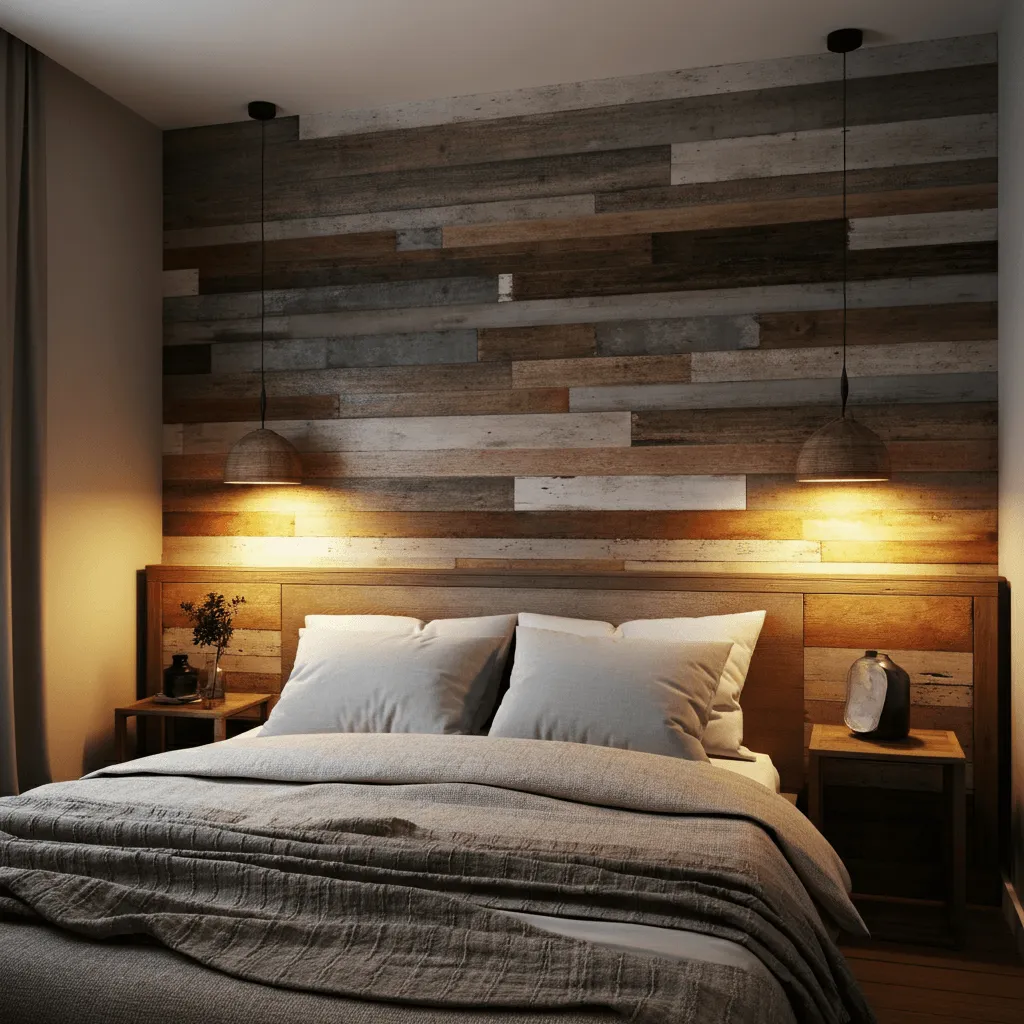 Bedroom Feature Wall Decors That Will Instantly Steal the Spotlight 3 Wooden Panel Feature Wall