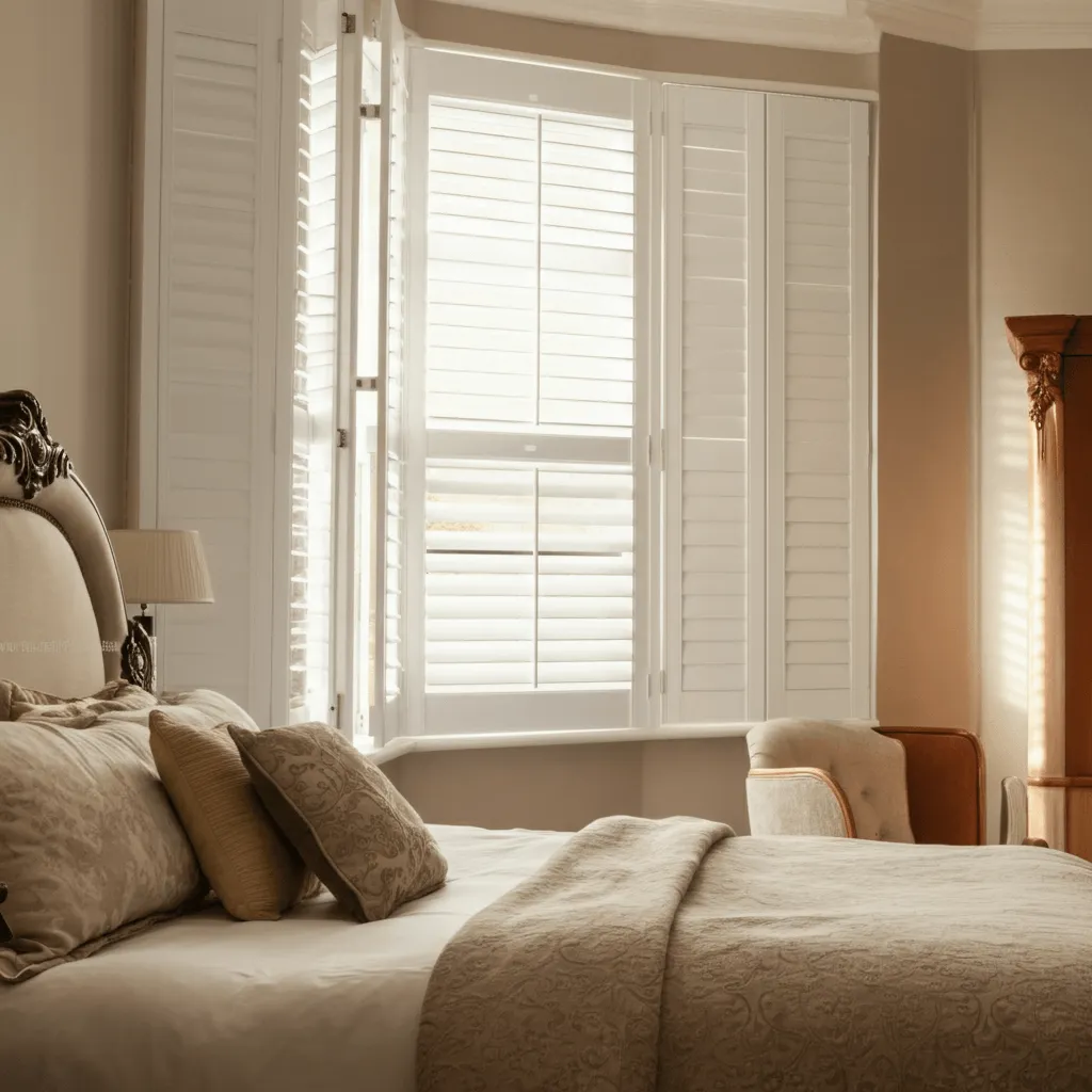 Wooden Shutters Bedroom