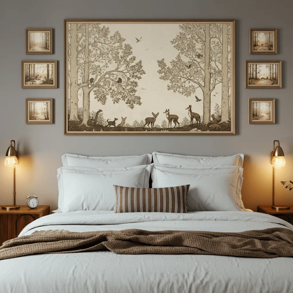 Woodland Artwork Bedroom