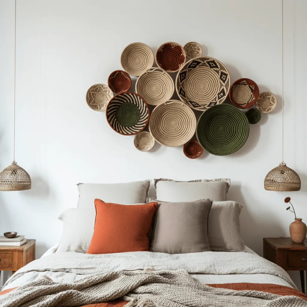 Woven Basket Wall Decor
