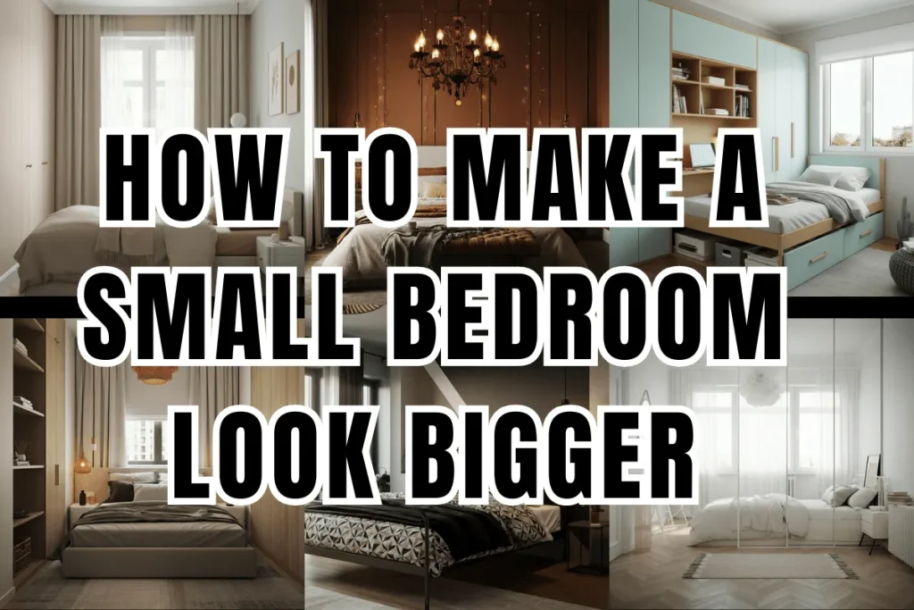 how to make a small bedroom look bigger
