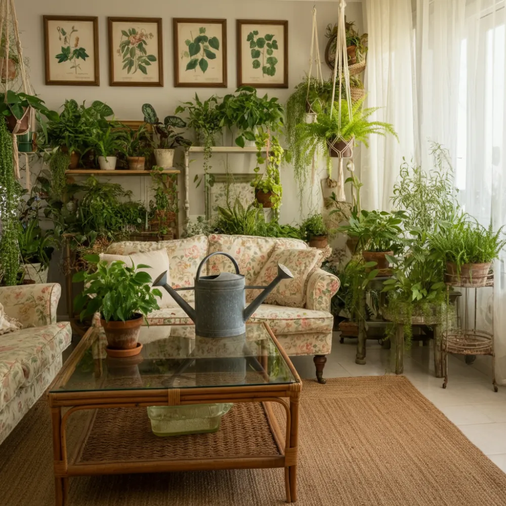 Botanical Escape Living Room