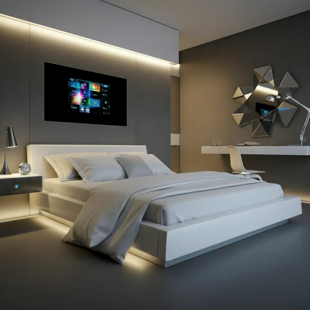 Futuristic Minimalist Bedroom