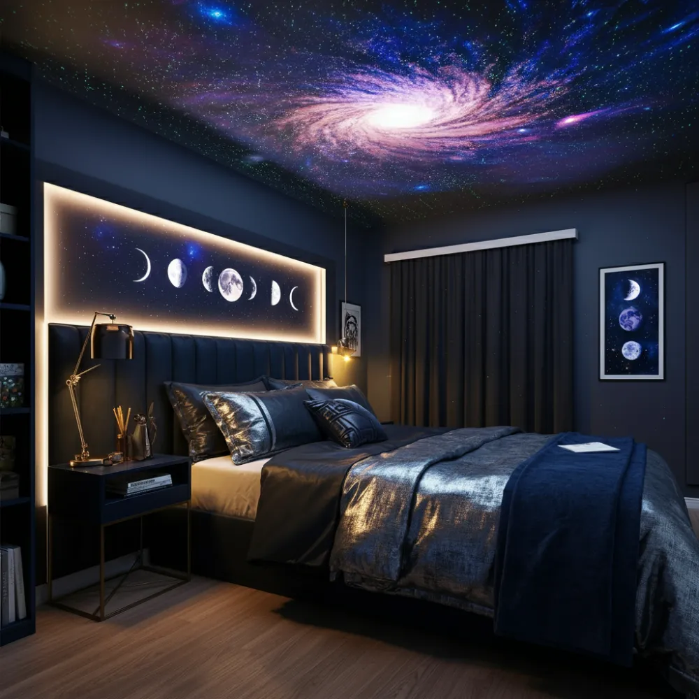 Galactic Stargazer Bedroom