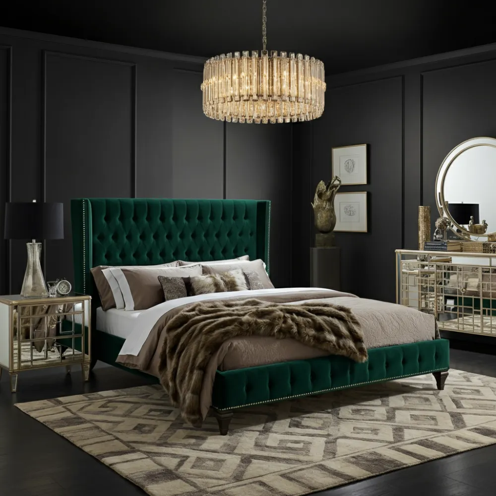 Hollywood Regency Bedroom