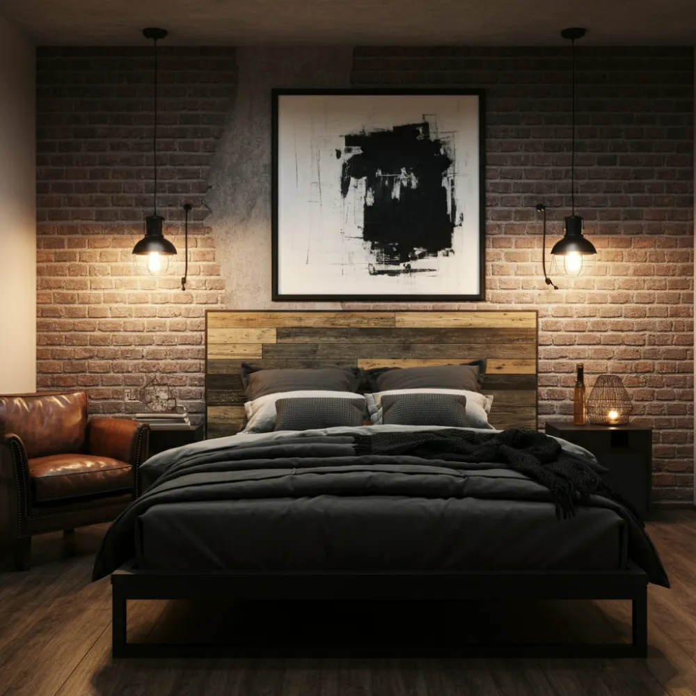 Industrial Chic Bedroom