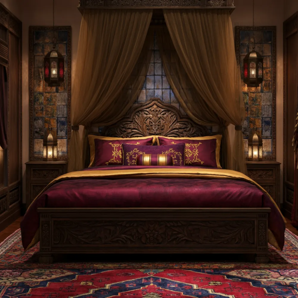 Moroccan Dreamscape Bedroom