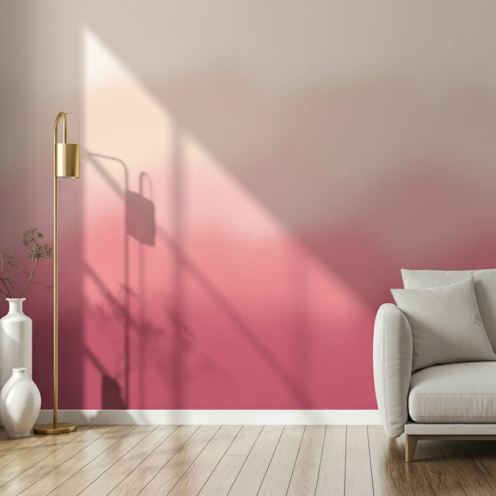 Ombre Pink Gradient Wall