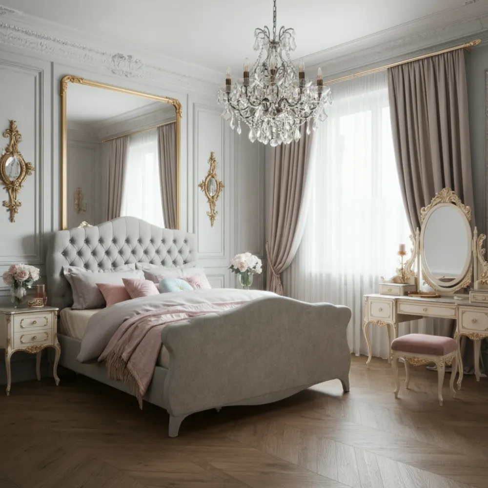 Parisian Chic Bedroom