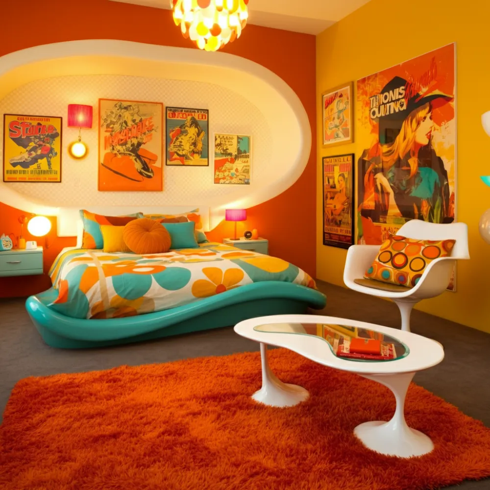 Retro Pop Paradise Bedroom 