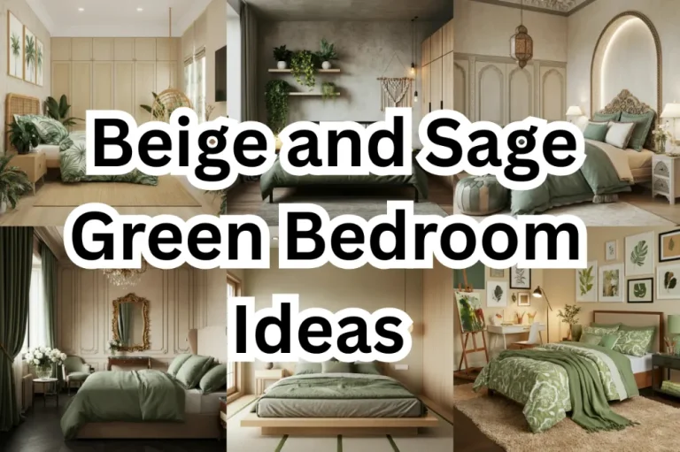 Beige and Sage Green Bedroom Ideas