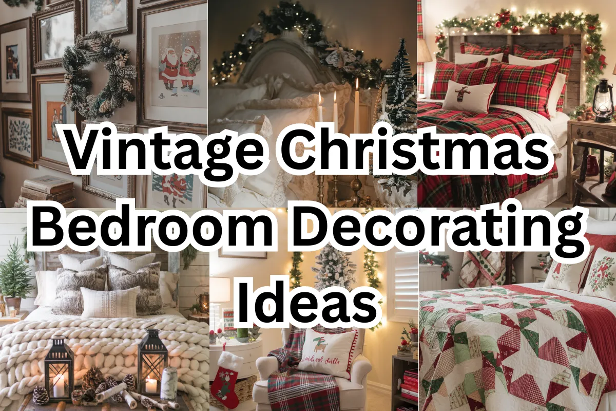 Cheap Christmas bedroom decorating ideas