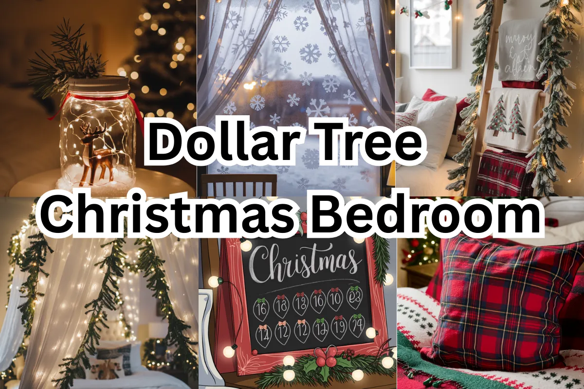 Dollar Tree Christmas Bedroom