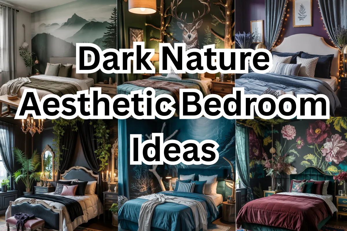 15 Dark Nature Aesthetic Bedroom Ideas That Feel Dreamy & Moody 1 Dark Nature Aesthetic Bedroom Ideas