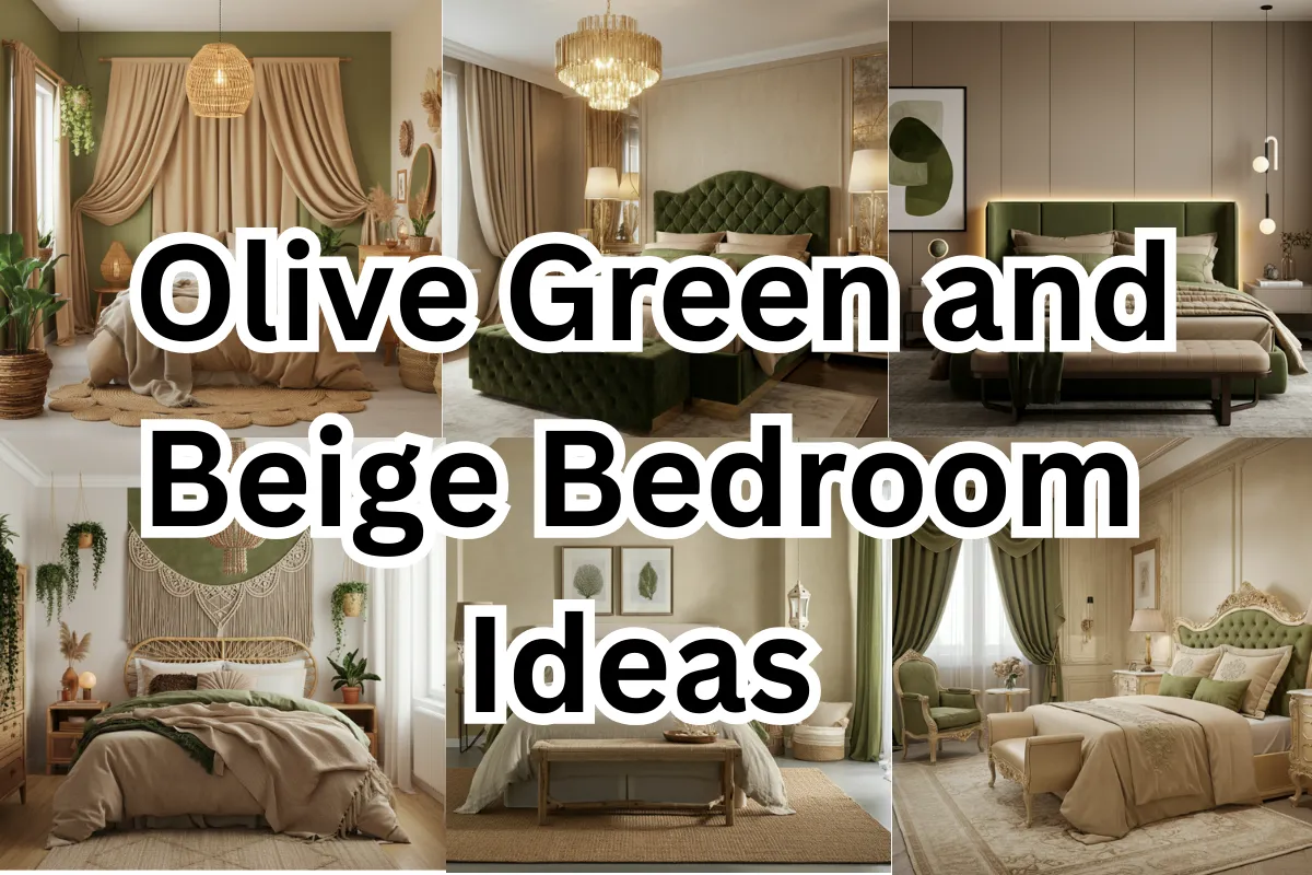 Olive Green and Beige Bedroom Ideas