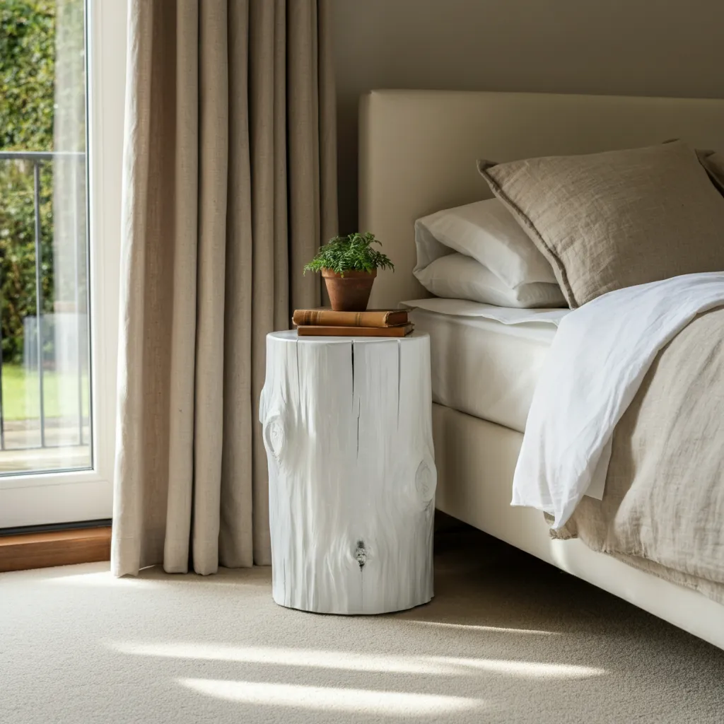 Tree Stump Side Table 