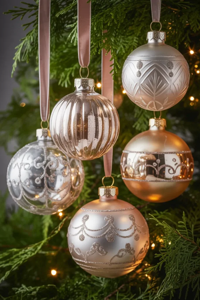 Antique Glass Baubles