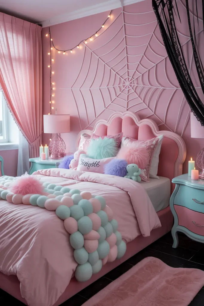 Cobweb Cotton Candy Room