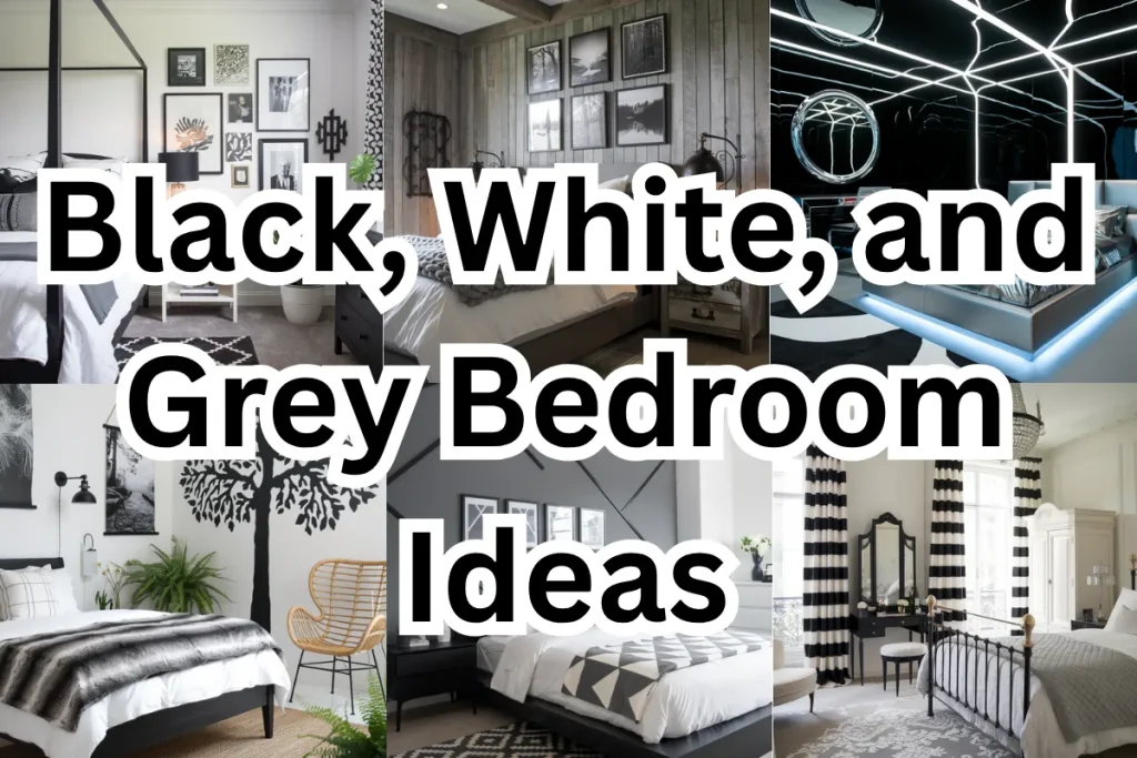 Black, White, and Grey Bedroom Ideas