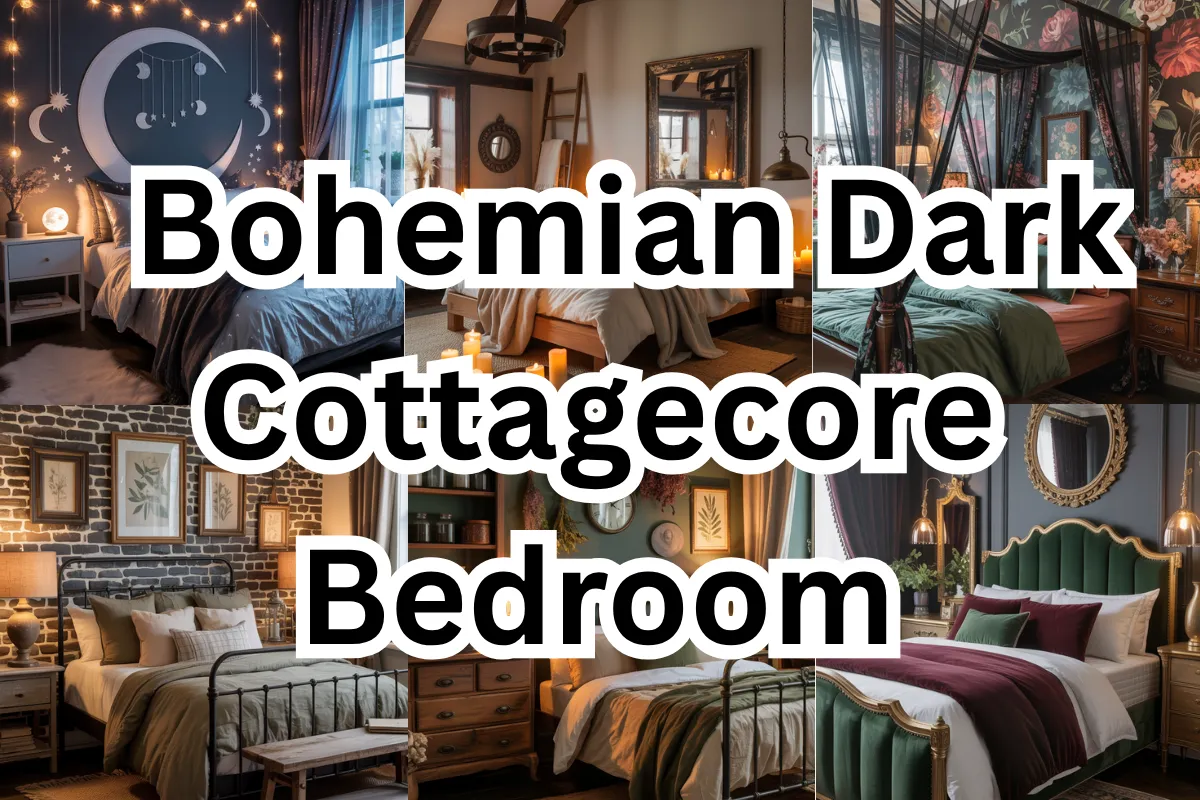25 Bohemian Dark Cottagecore Bedroom Ideas for the Ultimate Moody Aesthetic 1 Bohemian Dark Cottagecore Bedroom Ideas