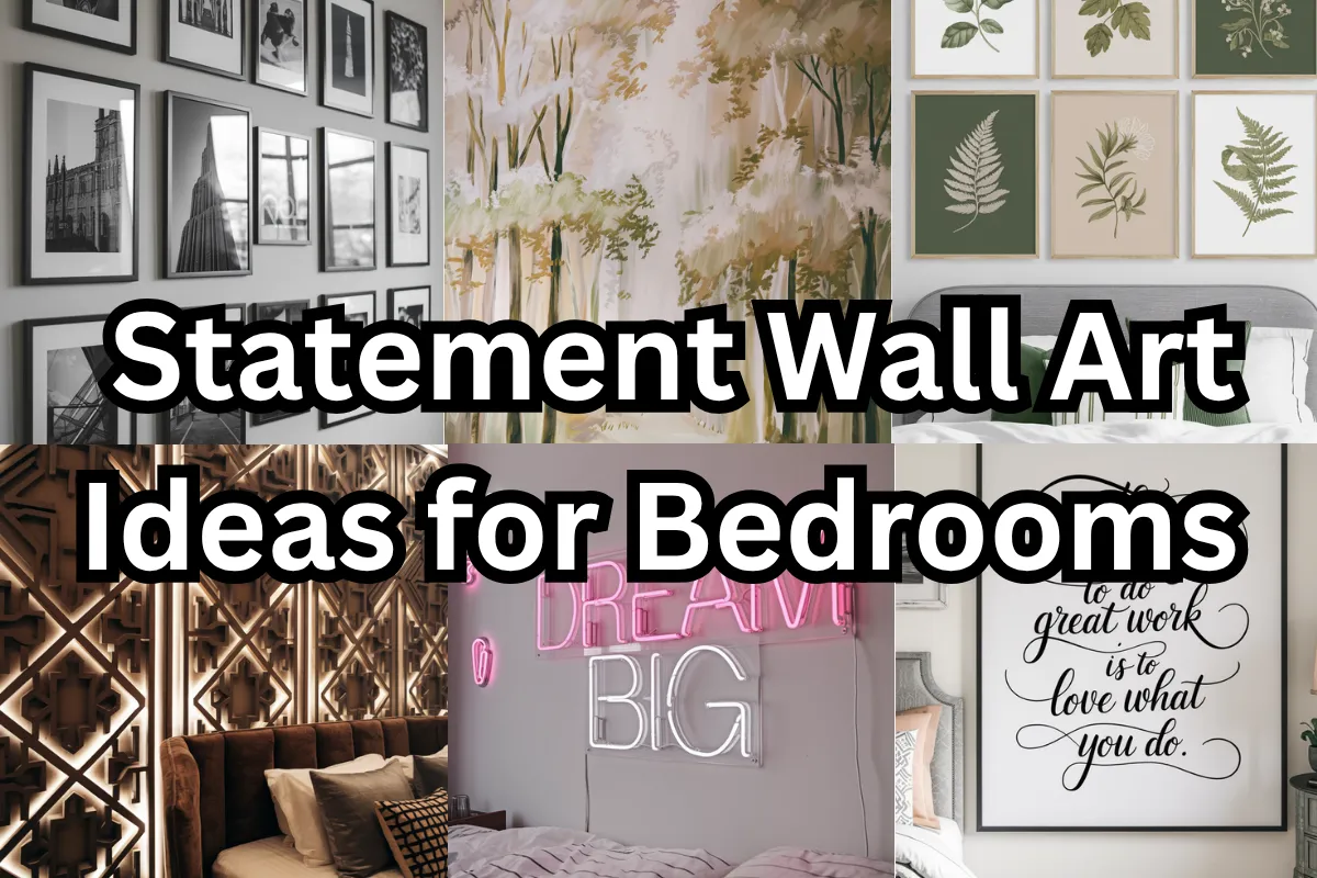 Statement Wall Art Ideas for Bedrooms