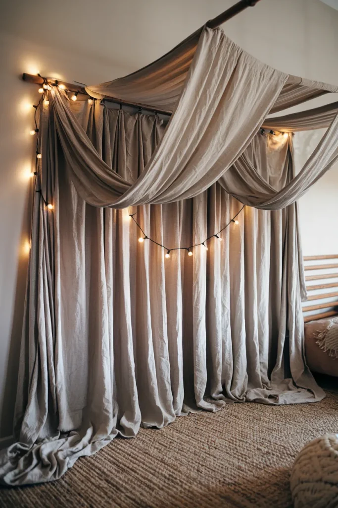 Fabric Canopy Wall Accent