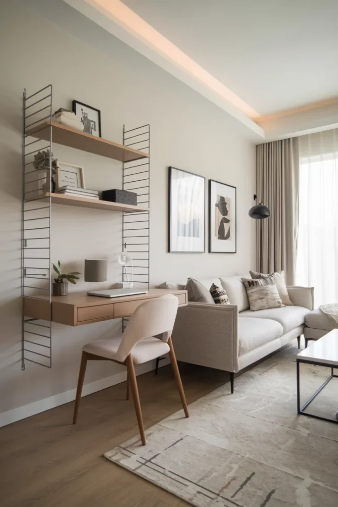 25 Modern Small Living Room Ideas That Make Spaces Look Bigger 24 Floating Desks for Multi-Use Spaces