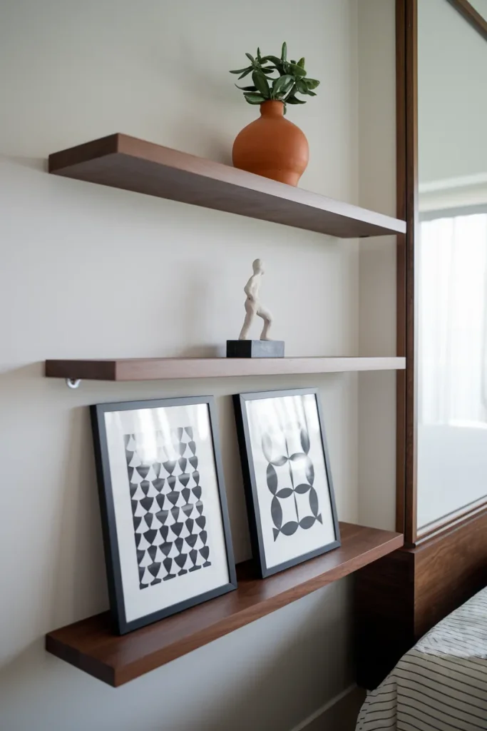 Floating Shelf Art Display